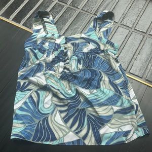 Banana Republic tropical print tank top